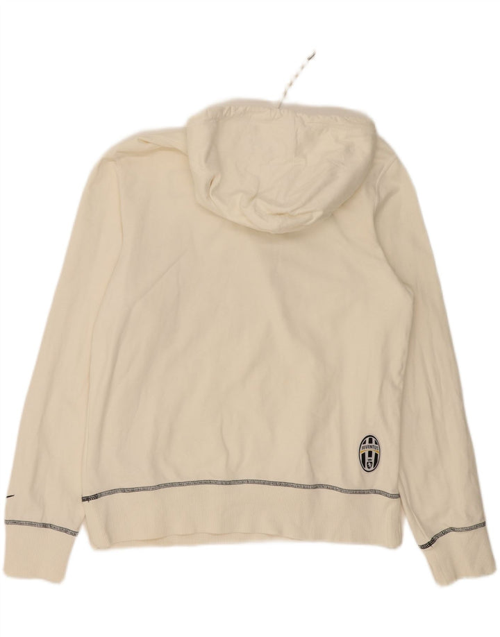 NIKE Mens Graphic Hoodie Jumper Medium White Cotton Vintage Nike and Second-Hand Nike from Messina Hembry 