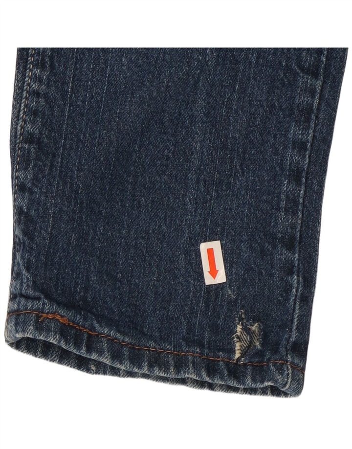 Levi's ženske 504 nagnute uske traperice US 5 srednje W30 L32 plavi pamuk
