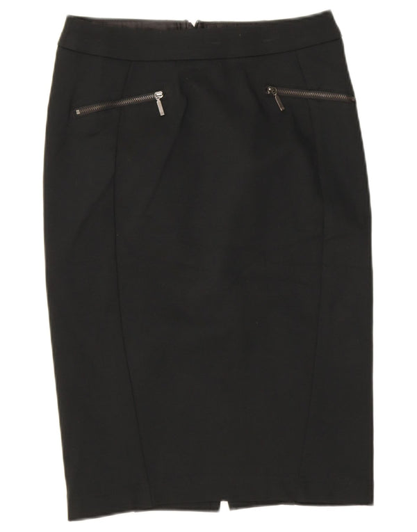 Marks & Spencer ženska pencil suknja UK 8 Mala W26 crna viskoza