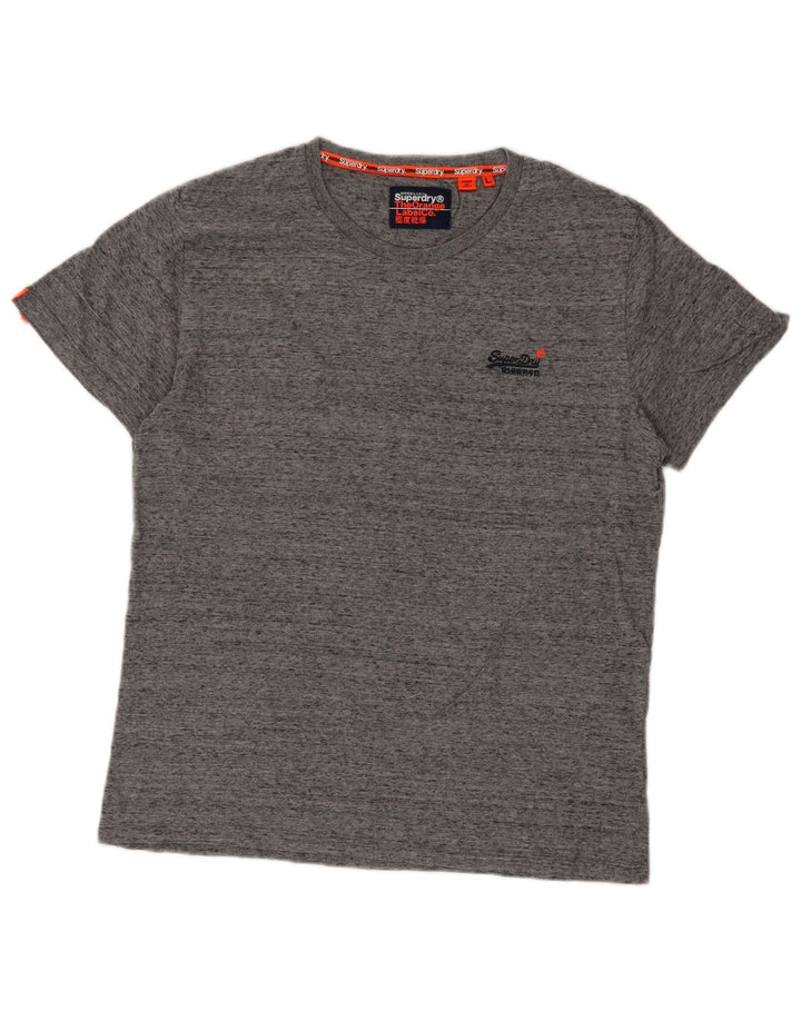 Superdry muška majica kratkih rukava Veliki sivi flekasti pamuk