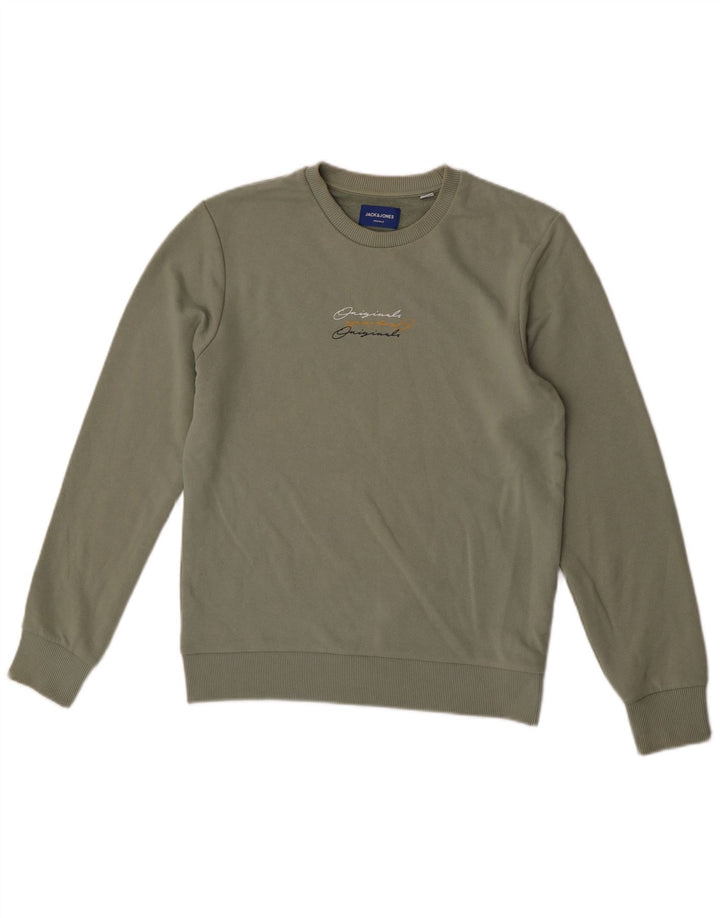 Jack & Jones muška majica s grafičkim motivima, mali kaki poliester