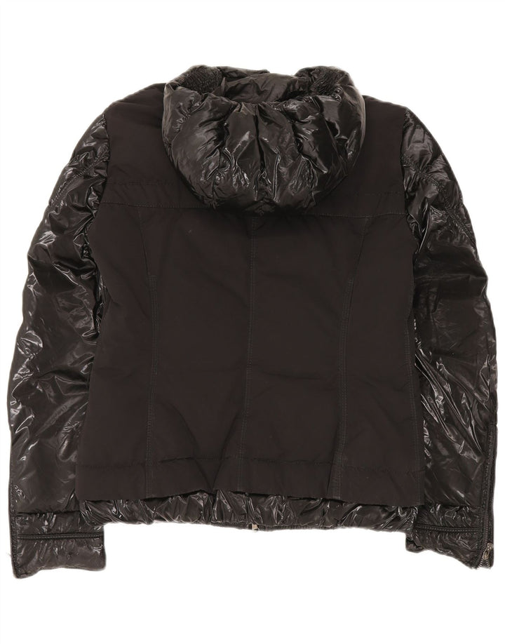 PEUTEREY Ženska podstavljena jakna s kapuljačom IT 42 Srednji crni poliamid