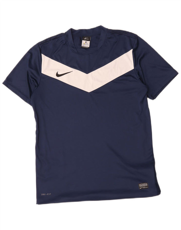 Nike Dri Fit T-Shirt Top srednje tamnoplave poliesterske boje