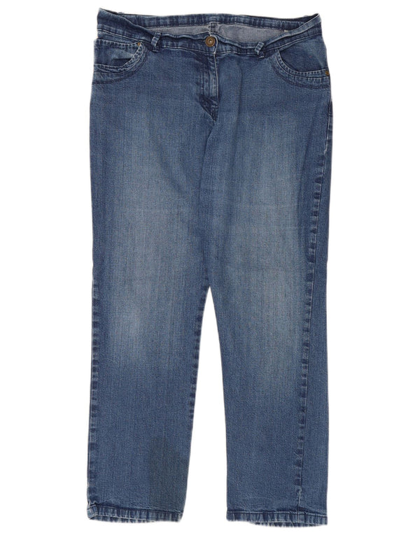Marks & Spencer muške ravne traperice UK 16 Large W34 L27 Plavi pamuk