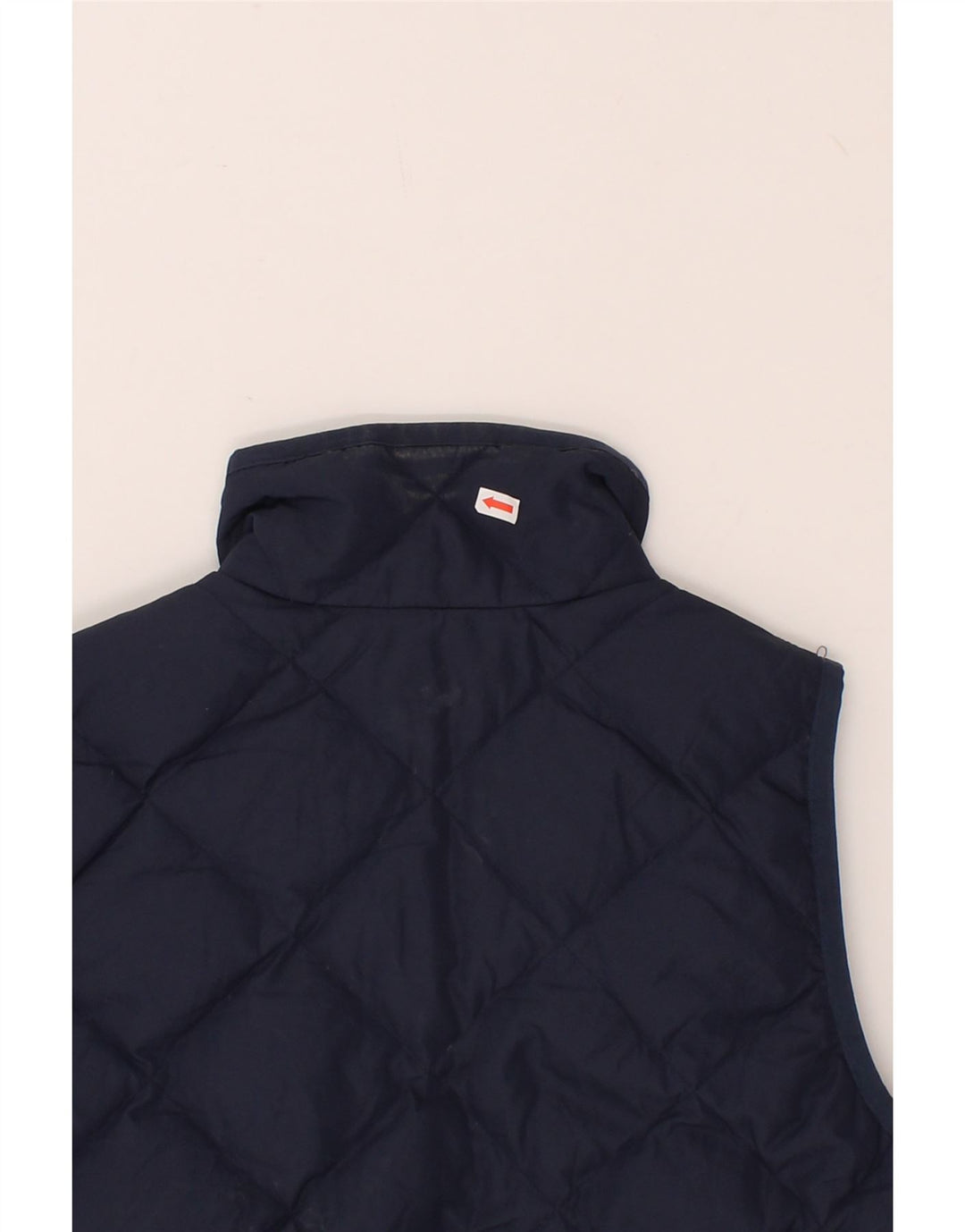 J. CREW Womens Quilted Gilet UK 2 2XS Navy Blue Polyester Vintage J. Crew and Second-Hand J. Crew from Messina Hembry 