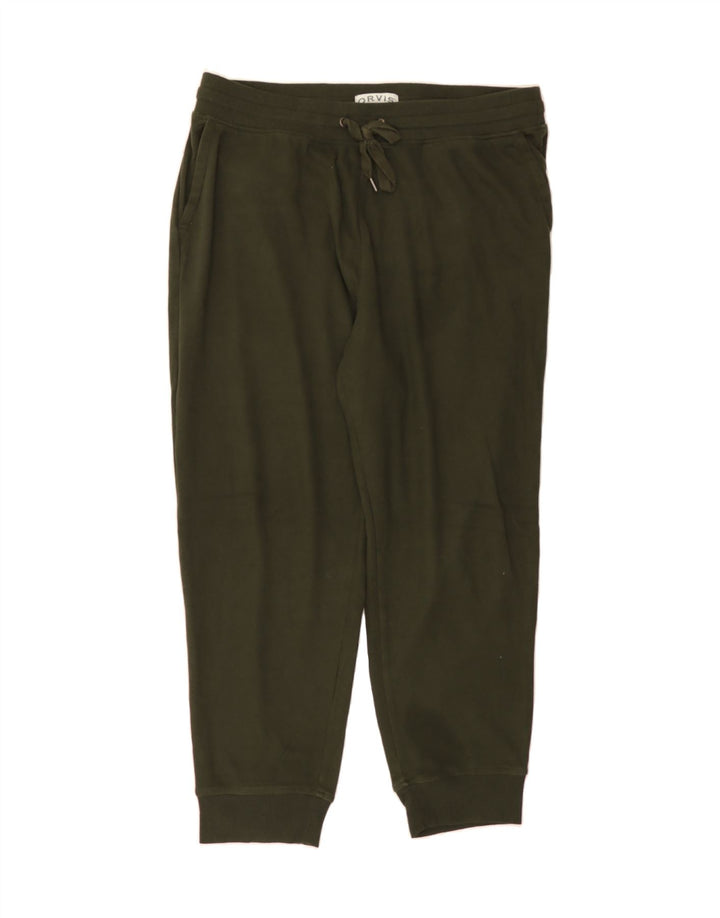 ORVIS Womens Tracksuit Trousers Joggers UK 16 Large Green Polyester Vintage Orvis and Second-Hand Orvis from Messina Hembry 