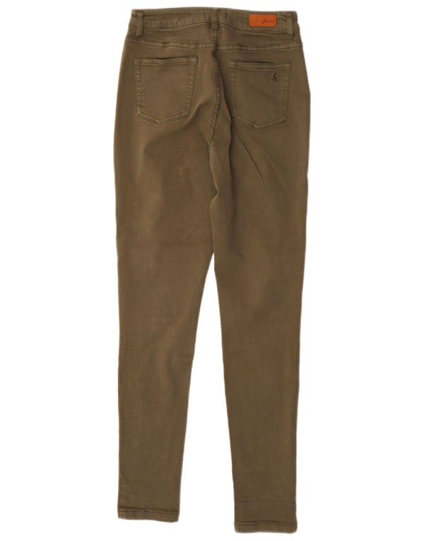 JOULES ženske uske traperice UK 10 male W28 L30 kaki tencel