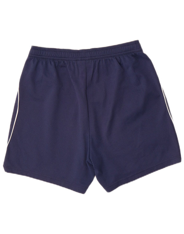 Reebok Mens Sport Shorts Small Navy Blue Polyester