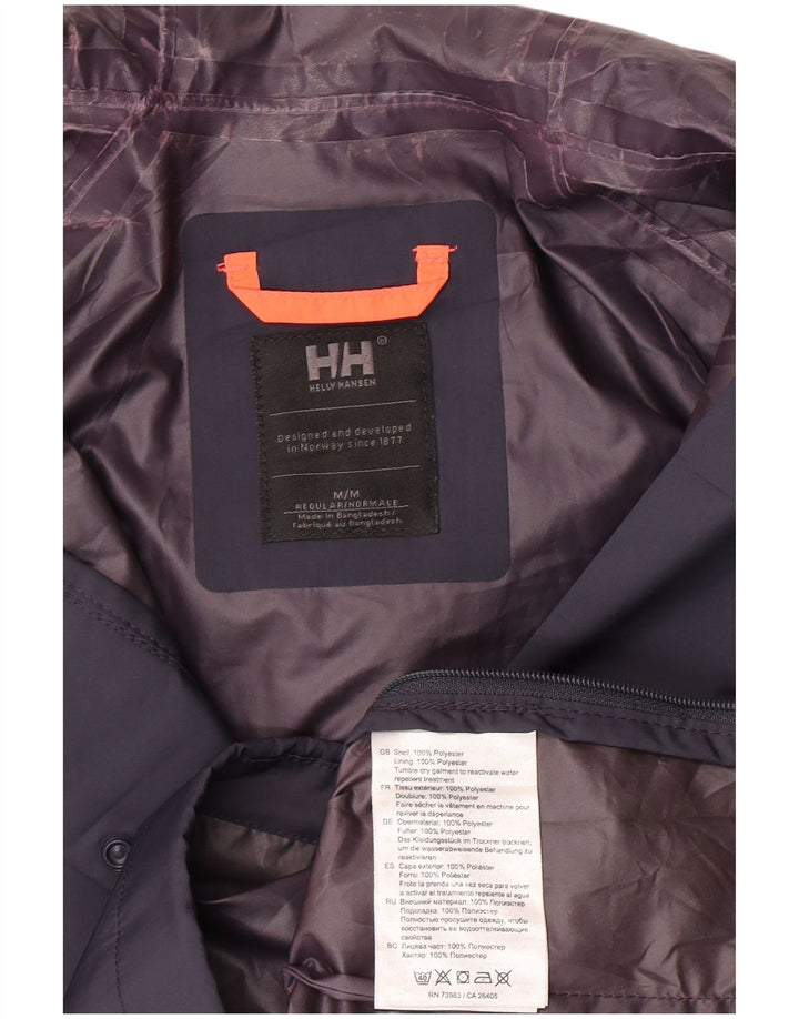 Ženska kišna jakna s kapuljačom Helly Hansen UK 14 srednje tamnoplava