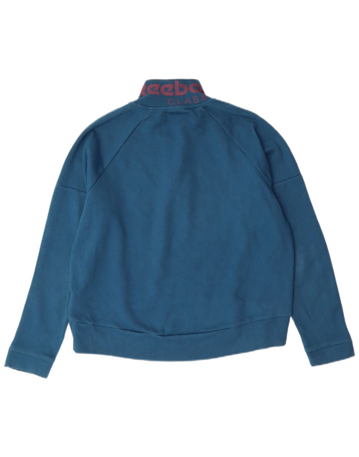 REEBOK Ženska majica s prekomjernim grafičkim motivom UK 8/10 Small Blue