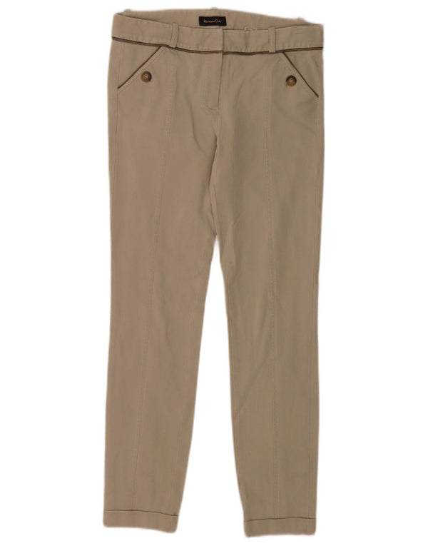 Massimo Dutti ženske uske ležerne hlače EU 38 male W28 L27 bež