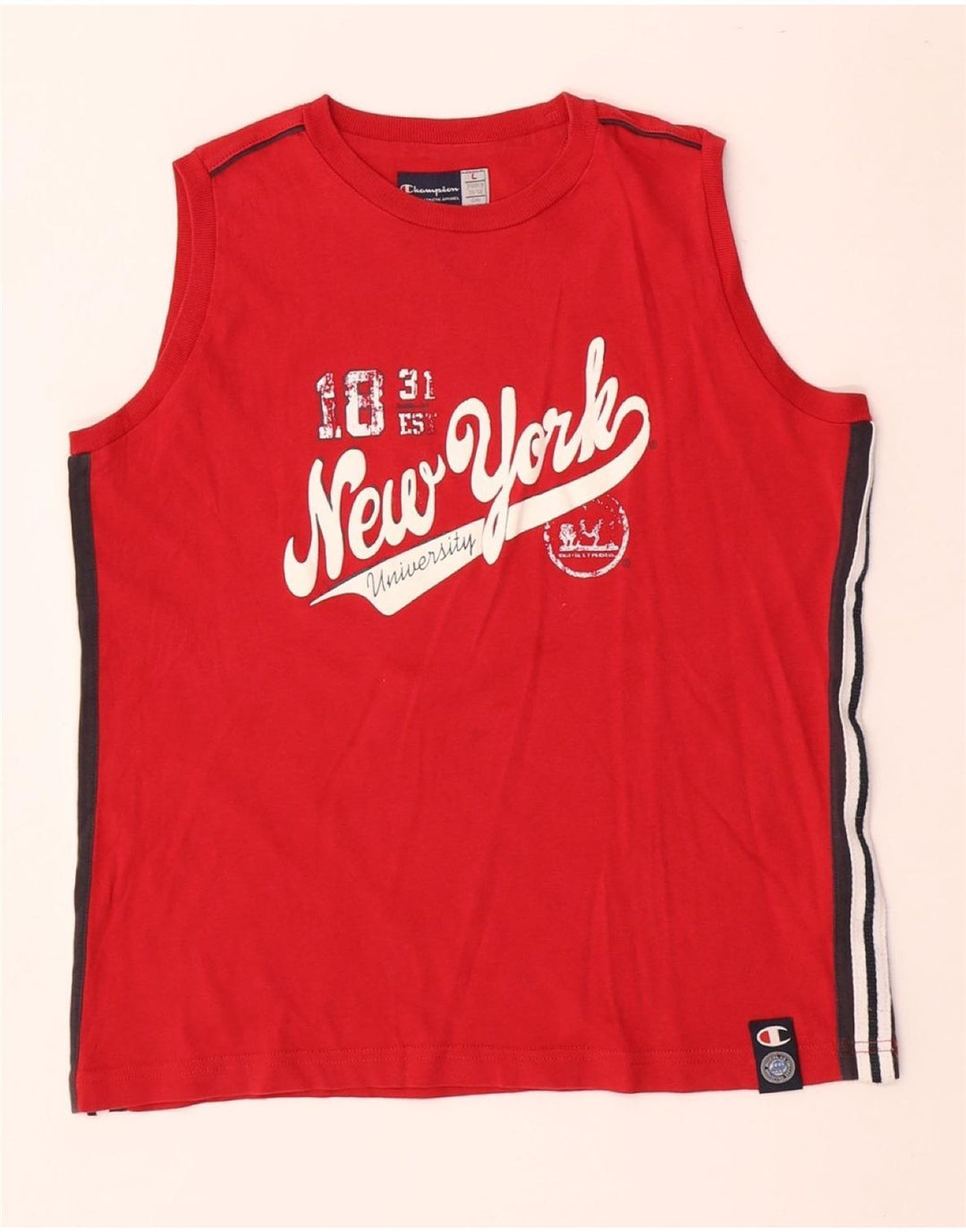 CHAMPION Dječački grafički prsluk 11-12 godina veliki pamuk u boji