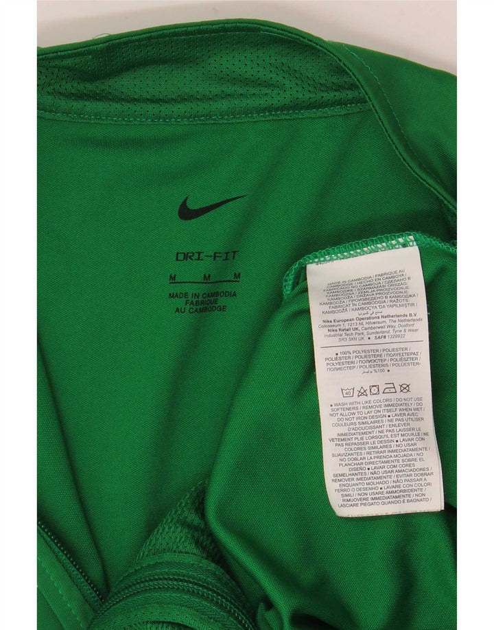 Nike Dri Fit gornja jakna za trenirku srednje zelene boje od poliestera