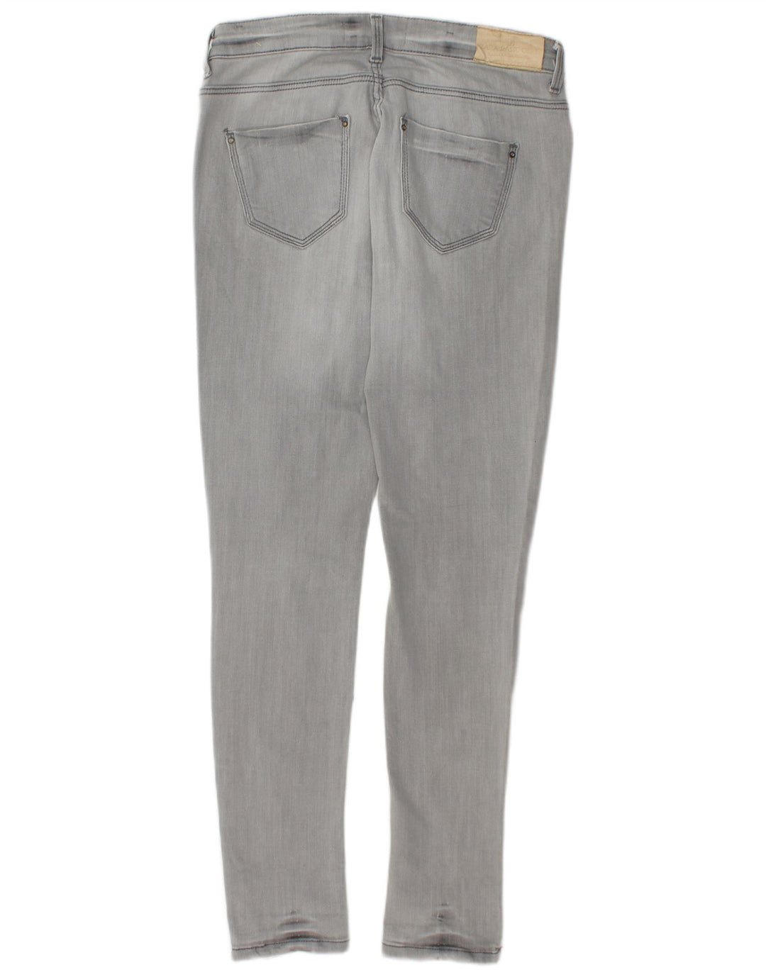 ZARA ženske uske traperice s oskudima EU 38 male W28 L30 sivi pamuk