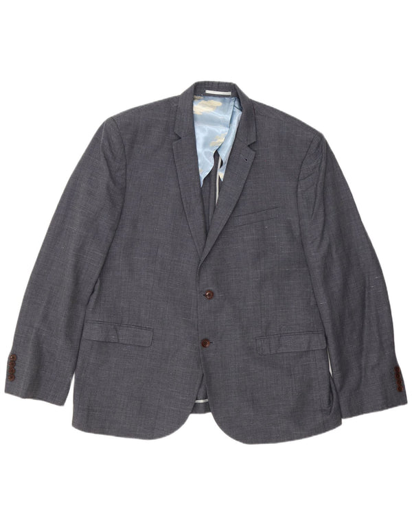 Joules muška uska jakna sa 2 gumba UK 48 4XL siva flekasta vuna