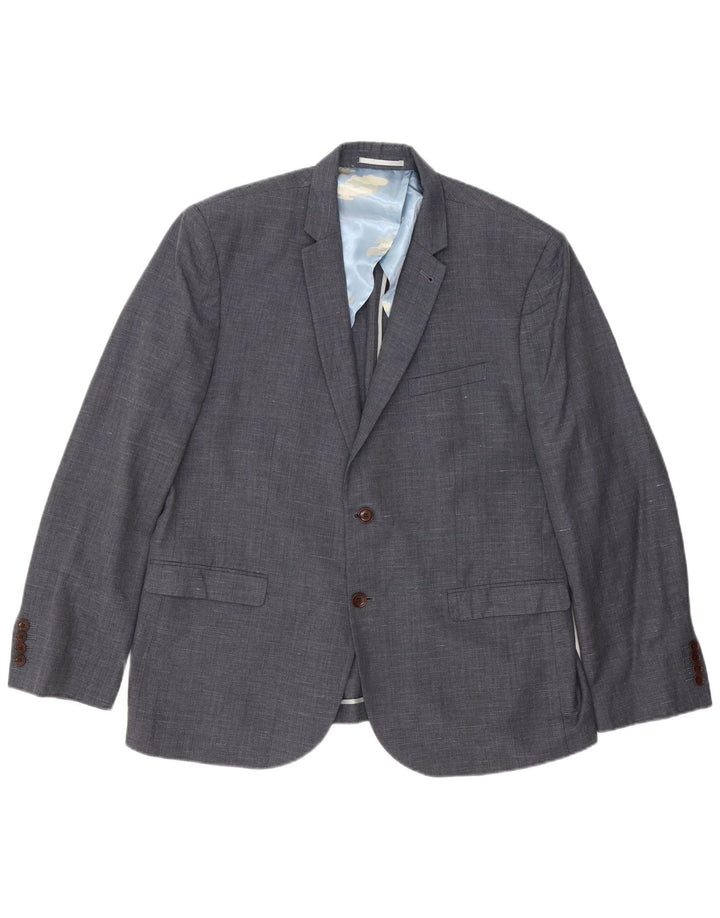 Joules muška uska jakna sa 2 gumba UK 48 4XL siva flekasta vuna