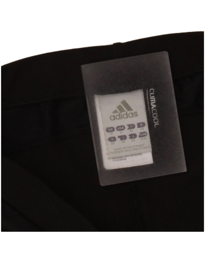 Adidas ženske Climacool sportske kratke hlače UK 14 Srednji crni poliester