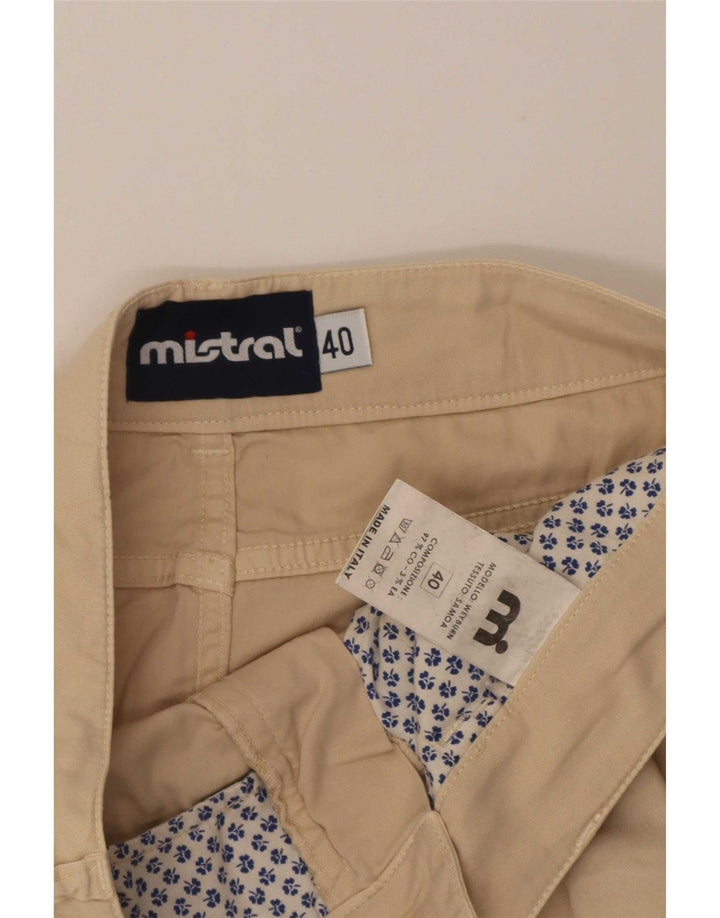 Mistral ženska mini suknja IT 40 mala W32 bež pamuk