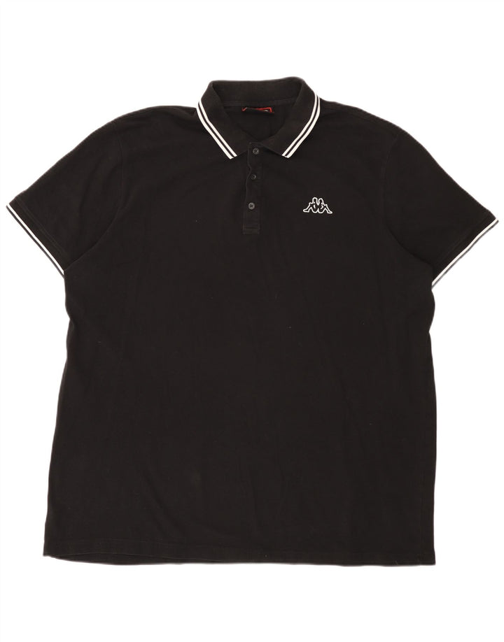 Kappa muška polo majica 3XL crni pamuk