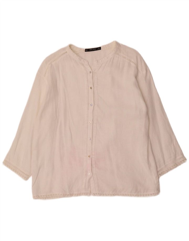 Zara ženska košulja bluza UK 18 XL bijela