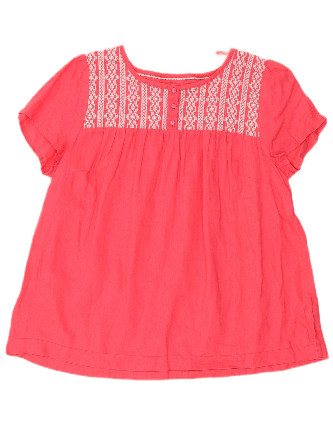 Marks & Spencer Top ženska bluza UK 16 Large Pink Geometric Lan