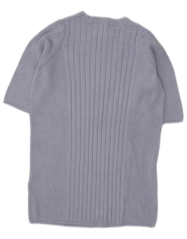 Marks & Spencer ženski džemper s okruglim izrezom UK 8 Small Blue
