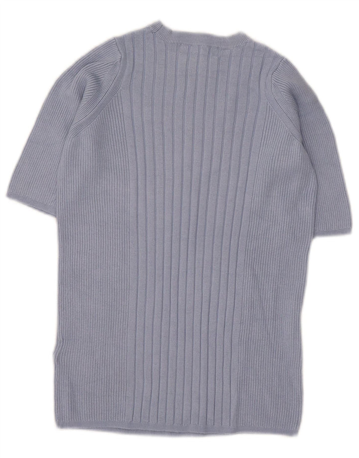 Marks & Spencer ženski džemper s okruglim izrezom UK 8 Small Blue