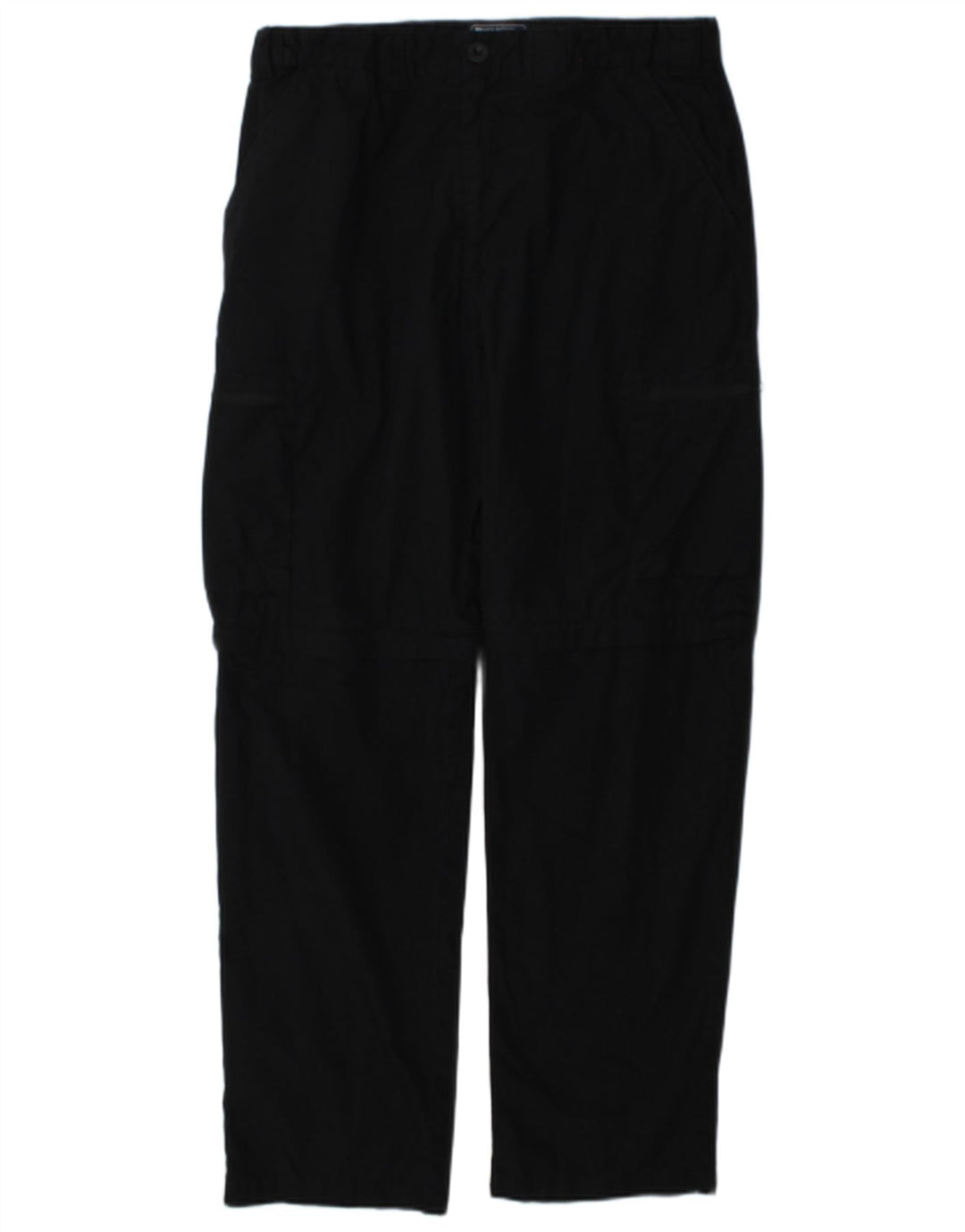 Mountain Warehouse muške ravne kargo hlače W32 L31 crni poliester