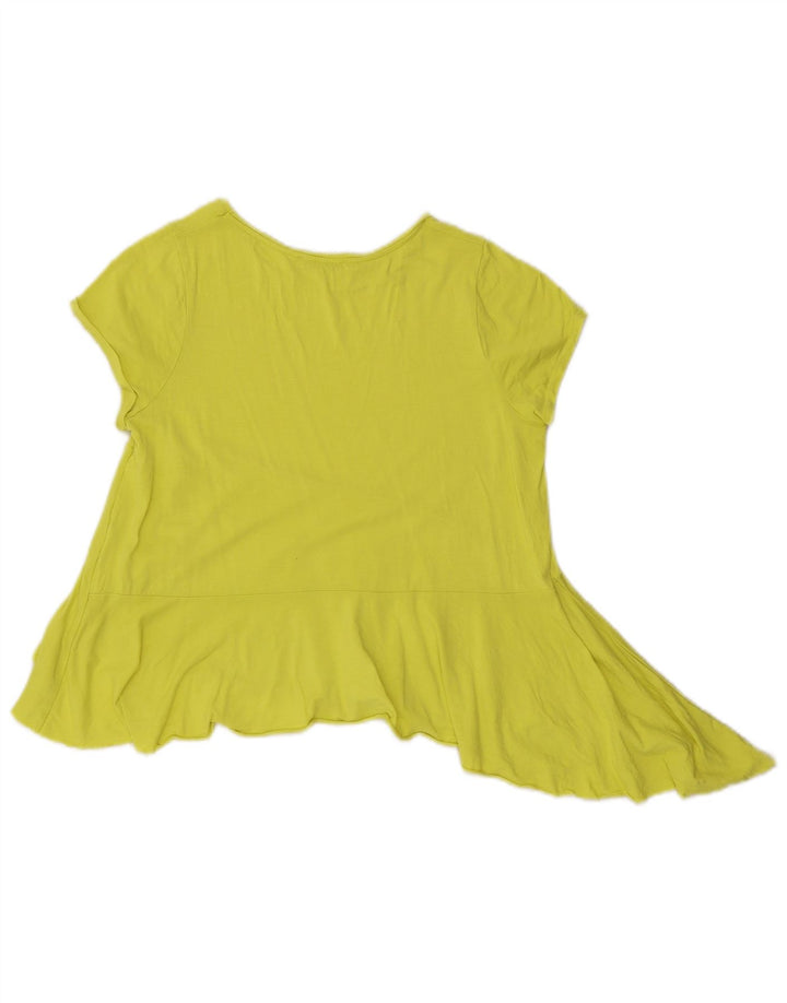 Zara ženska asimetrična bluza Top UK 10 Small Green