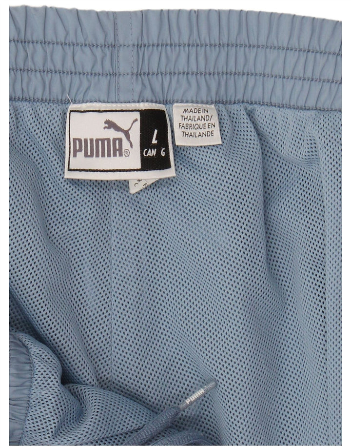 PUMA muške hlače za trenirku Large Blue od poliestera