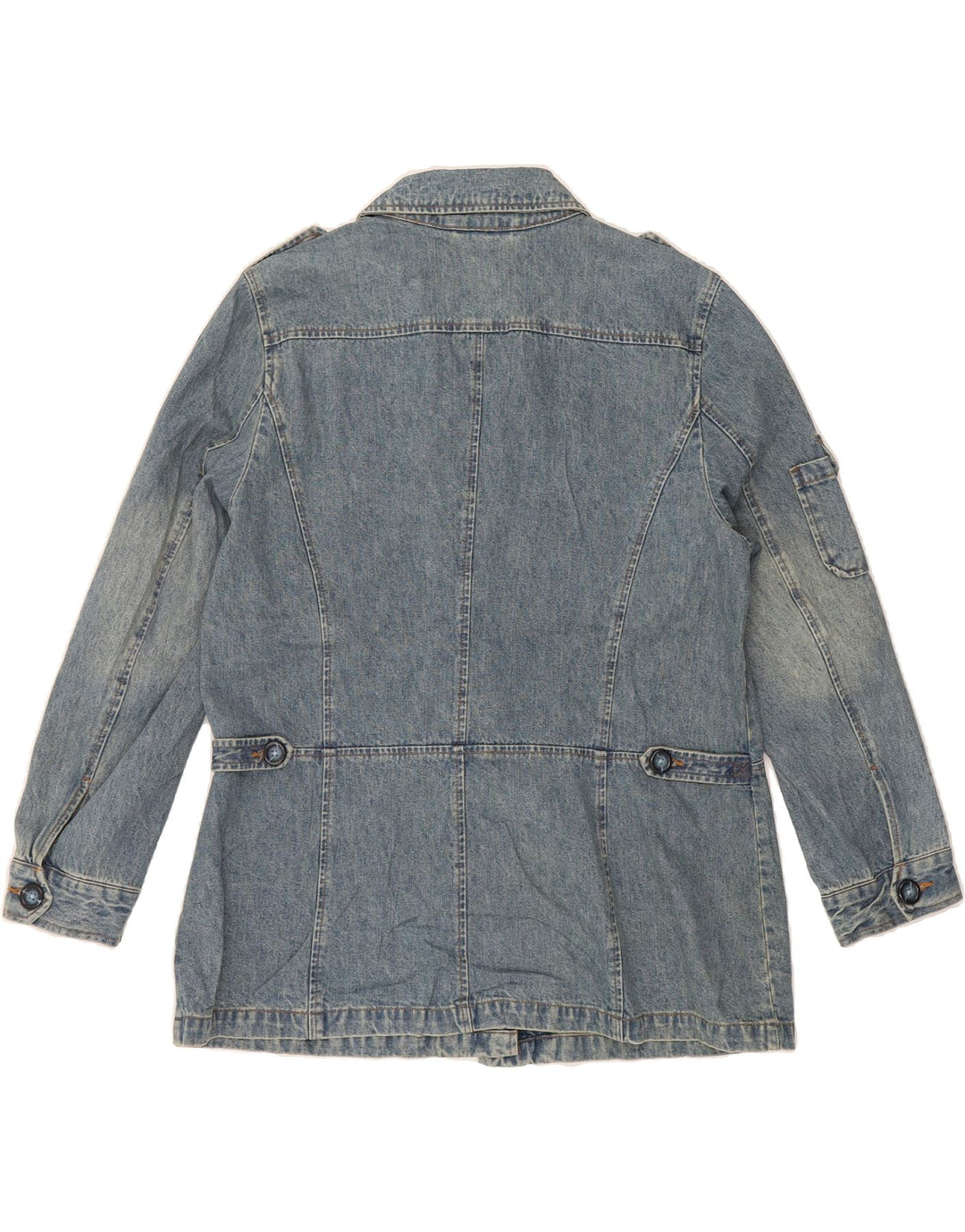VINTAGE Womens Denim Jacket UK 18 XL Blue Vintage Vintage and Second-Hand Vintage from Messina Hembry 
