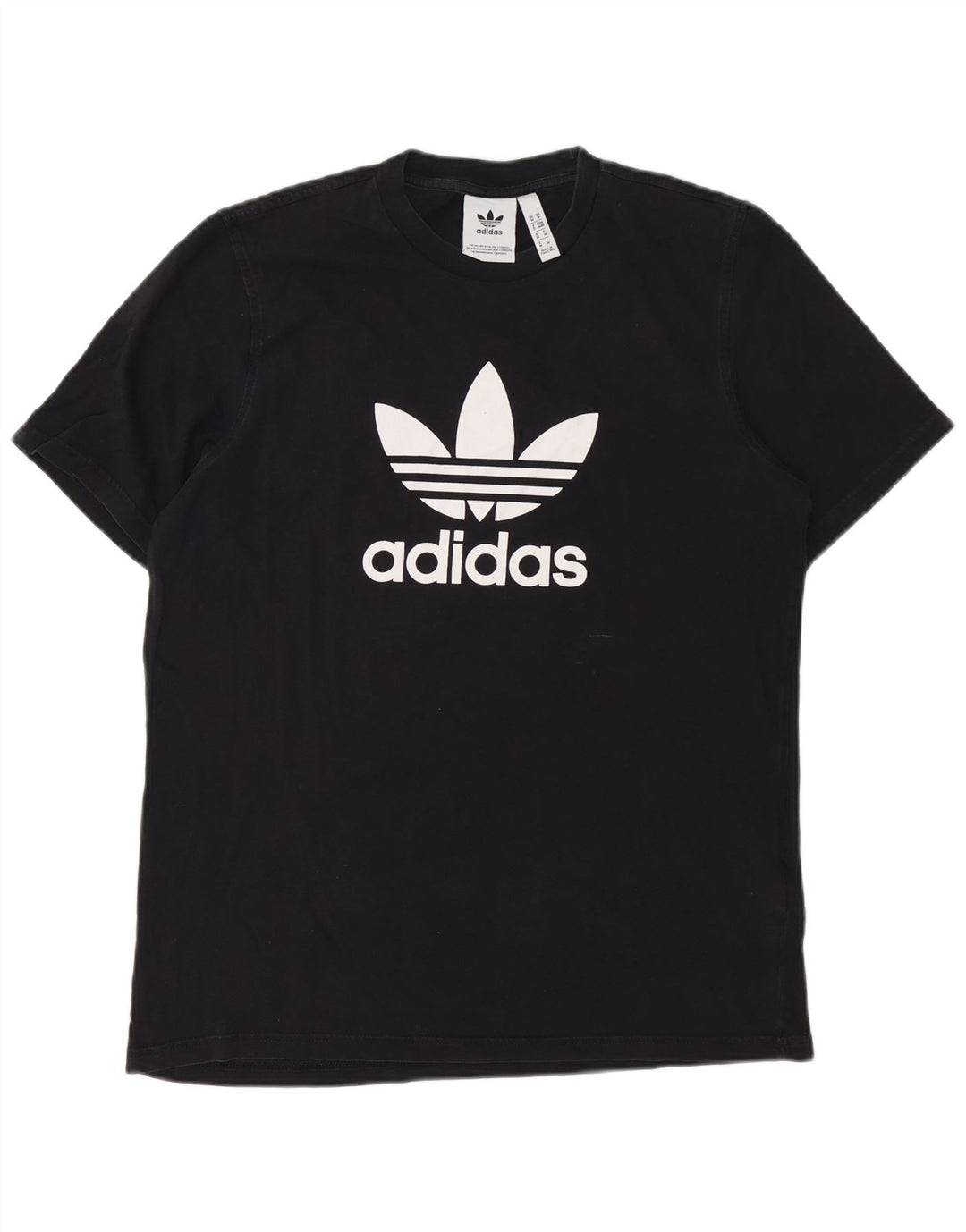 ADIDAS muška grafička majica kratkih rukava Srednji crni pamuk