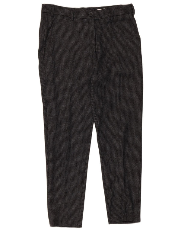 Brax ženske hlače mekanog kroja UK 10 male W30 L29 sive houndstooth