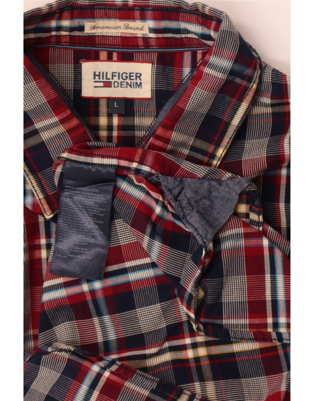 Tommy Hilfiger muška košulja, pamuk, veliki raznobojni karo