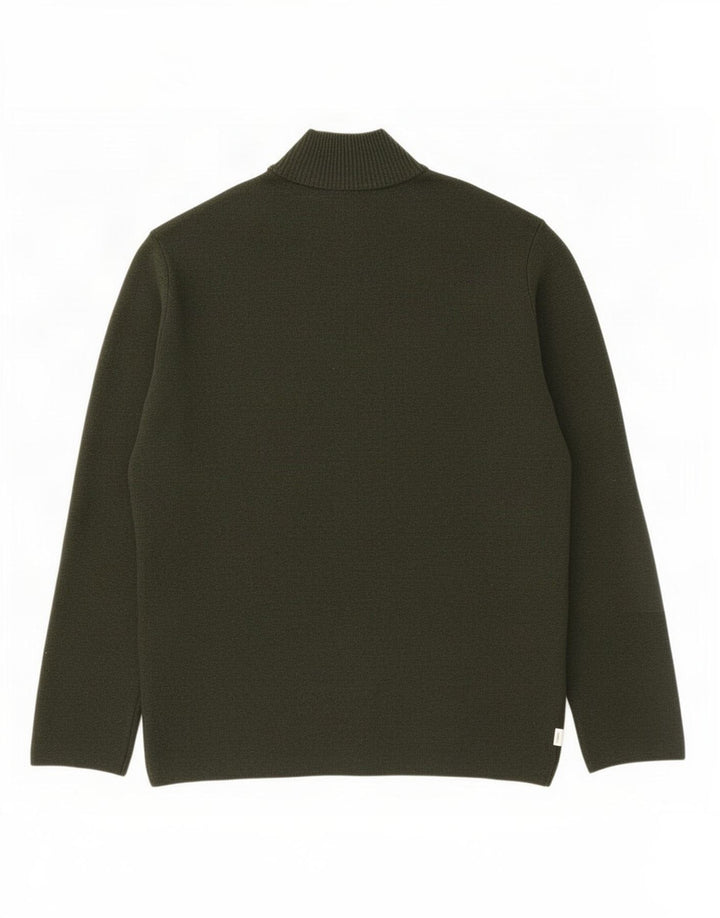 Marks & Spencer muški kardigan džemper 2XL kaki poliester