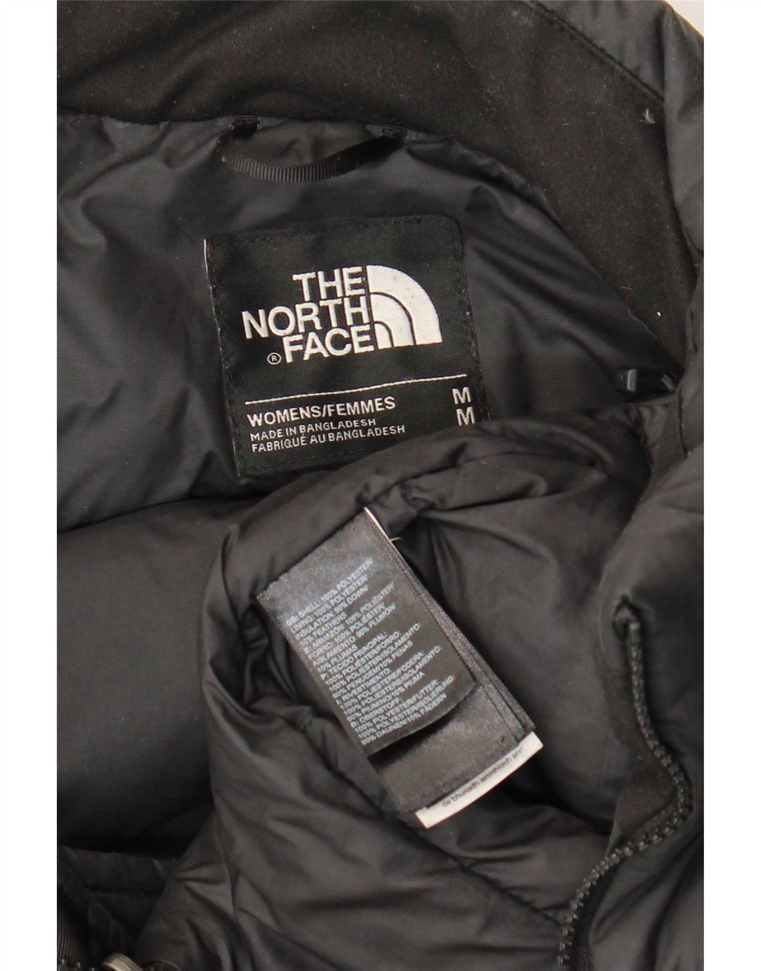 The North Face ženska podstavljena jakna UK 14 Srednji crni poliester