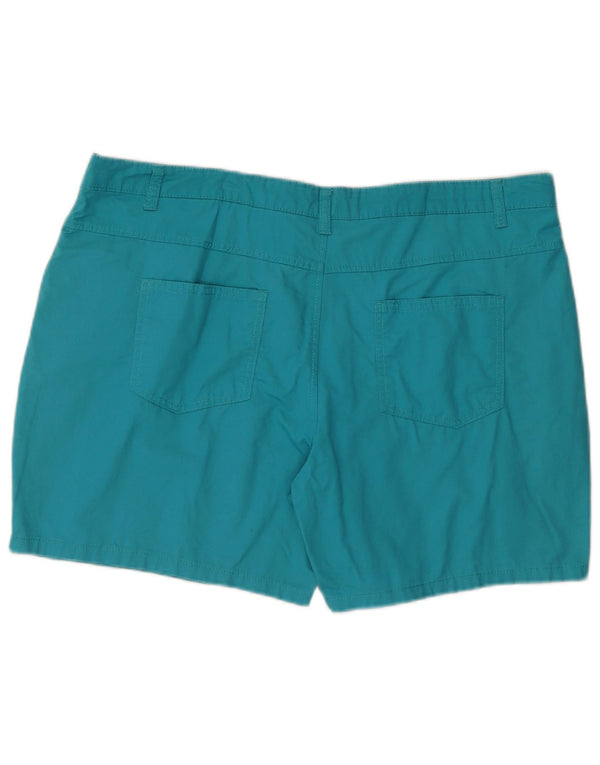 Mountain Warehouse Ženske Regular Chino kratke hlače UK 18 XL W38 Plavi pamuk