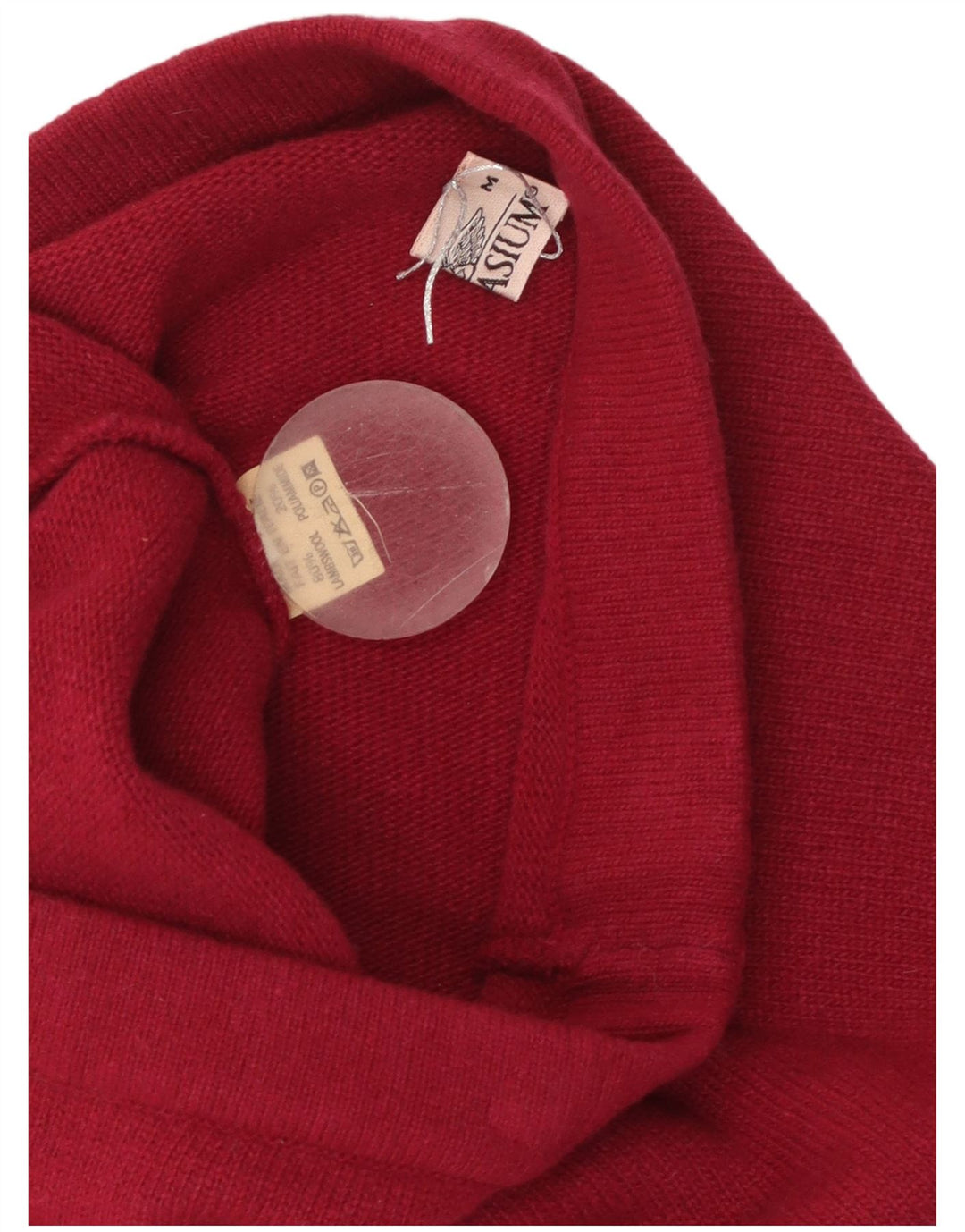 GYMNASIUM Ženska pletena pencil suknja srednje veličine W26 crvena janjeća vuna