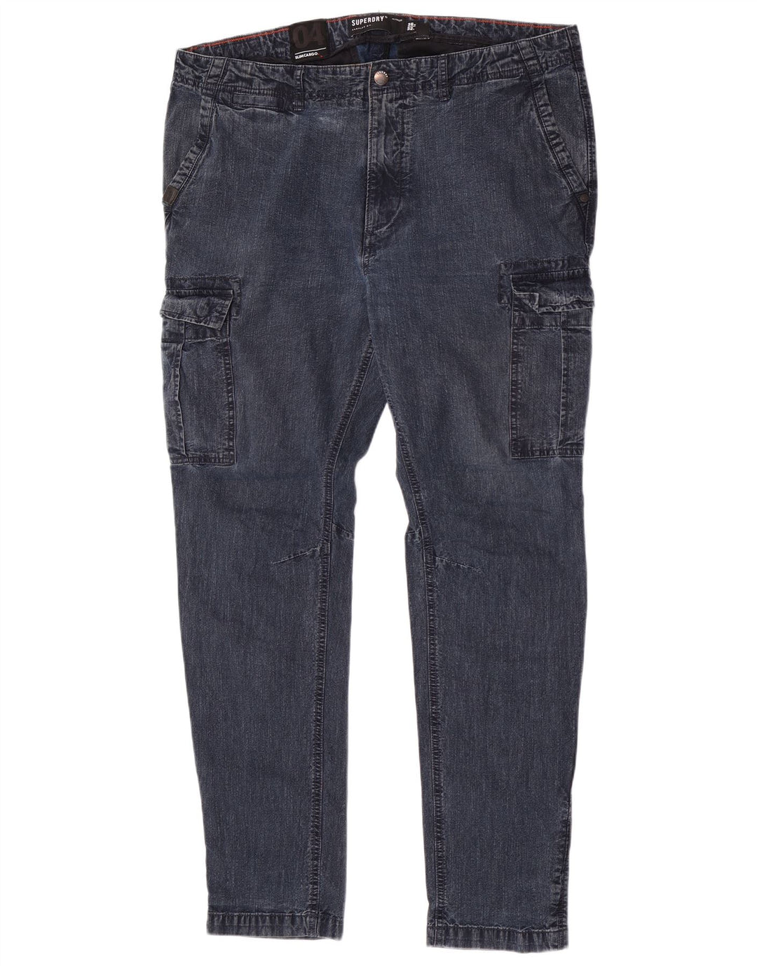 Superdry muške Cargo slim traperice W36 L32 plavi pamuk