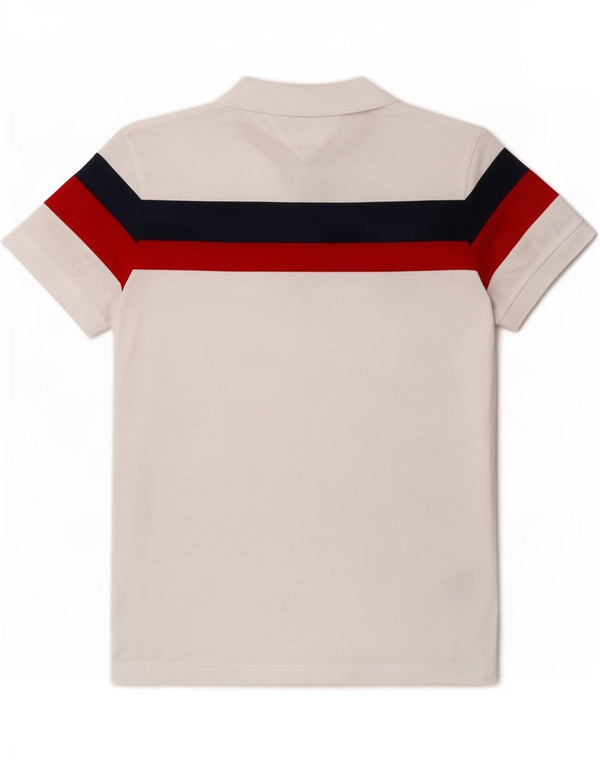 Tommy Hilfiger muška polo majica standardnog kroja srednje bijele boje, pamuk