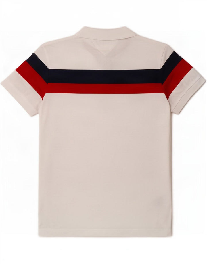 Tommy Hilfiger muška polo majica standardnog kroja srednje bijele boje, pamuk