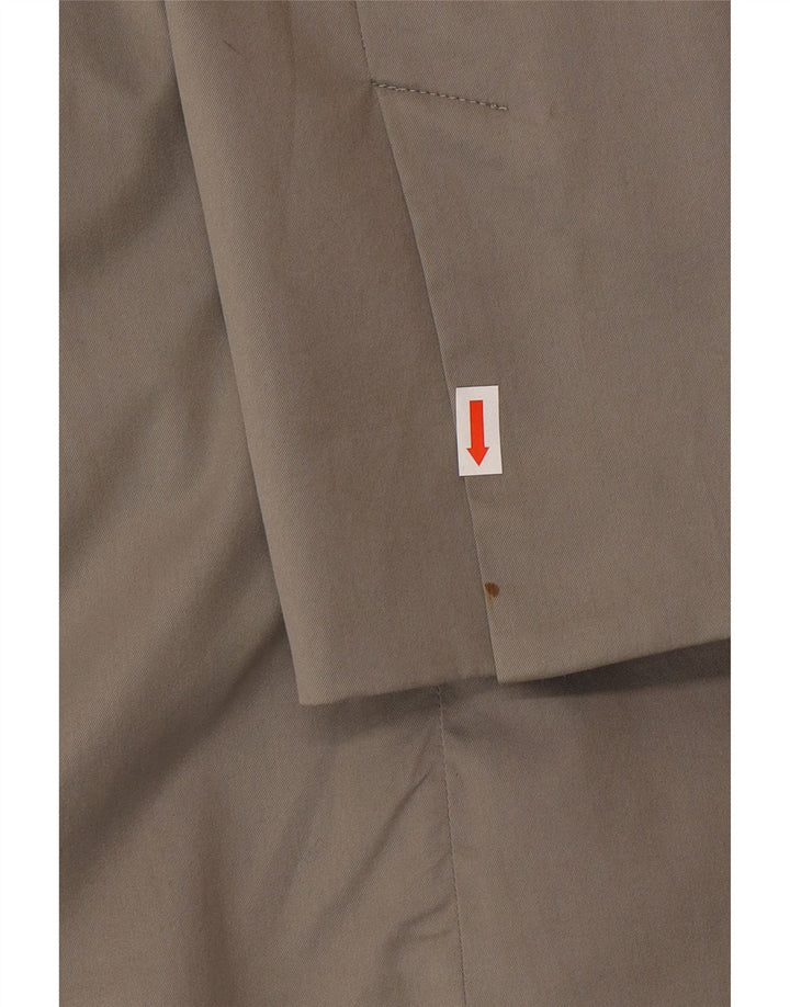 Armani Jeans Ženska jakna s 2 gumba US 14 XL sivi pamuk