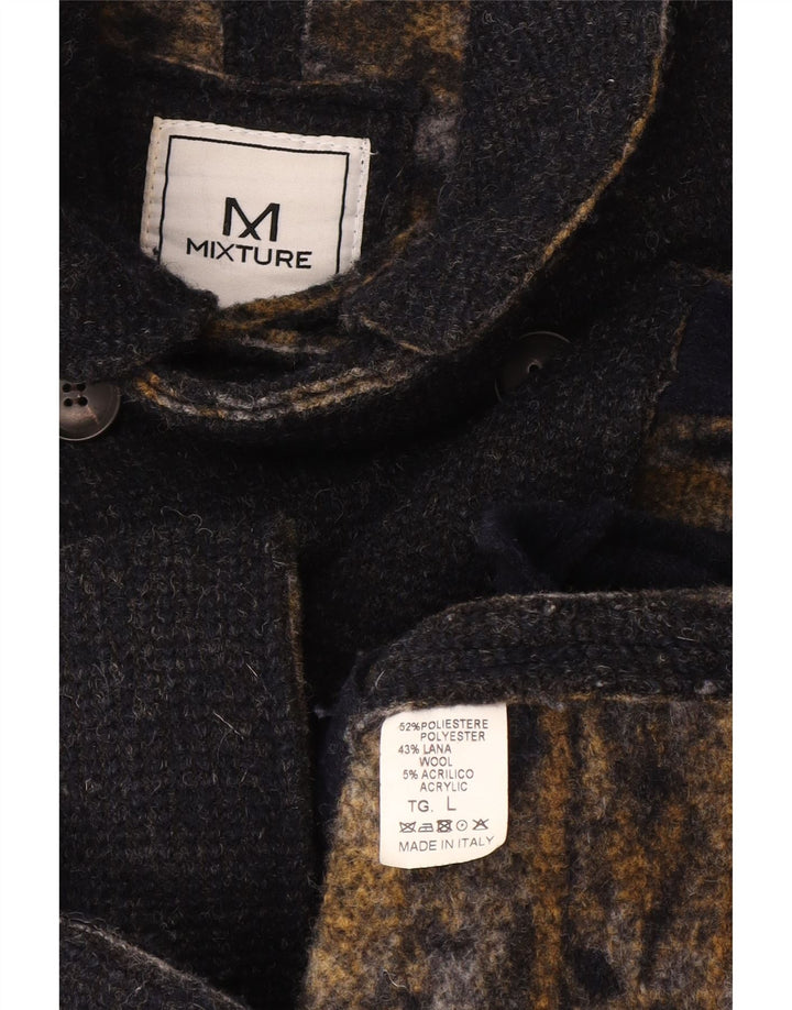 Mješoviti muški graškasti kaput UK 40 veliki tamnoplavi poliester