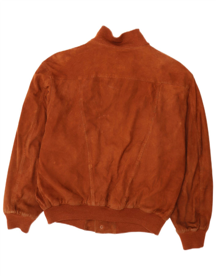 Pelle Moda muška bomber jakna od brušene kože IT 48 srednje smeđa