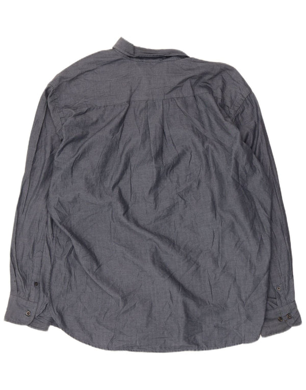 Dockers muška košulja Stain Defender XL, plavi pamuk s ribljom kosti