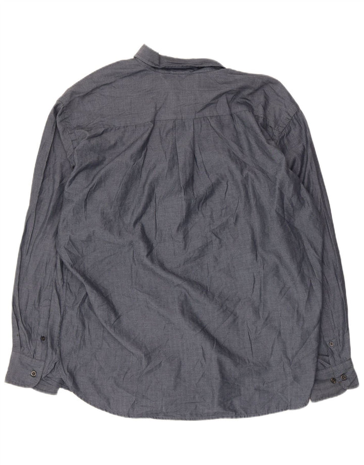 Dockers muška košulja Stain Defender XL, plavi pamuk s ribljom kosti