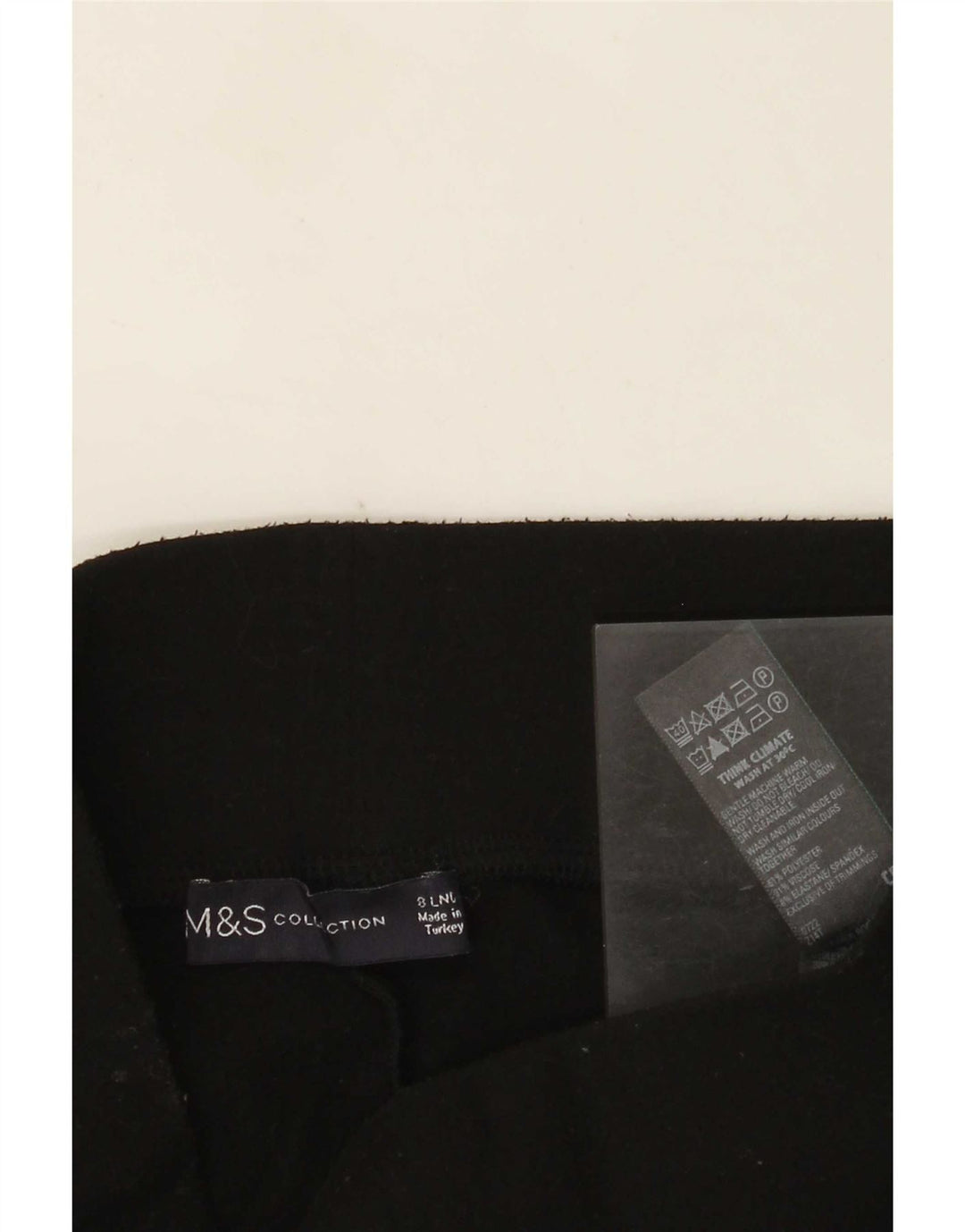 Marks & Spencer ženske tajice UK 8 male crne poliesterske