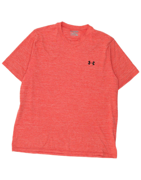 Muška majica Under Armour Heat Gear Top 2XL crveni flekasti poliester