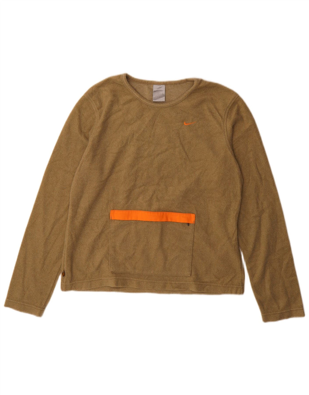 NIKE ženski džemper od flisa US 12/14 veliki kaki poliester