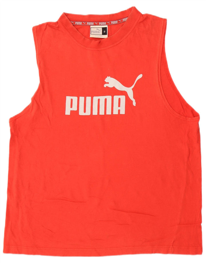 Puma muški grafički prsluk mali crveni pamuk